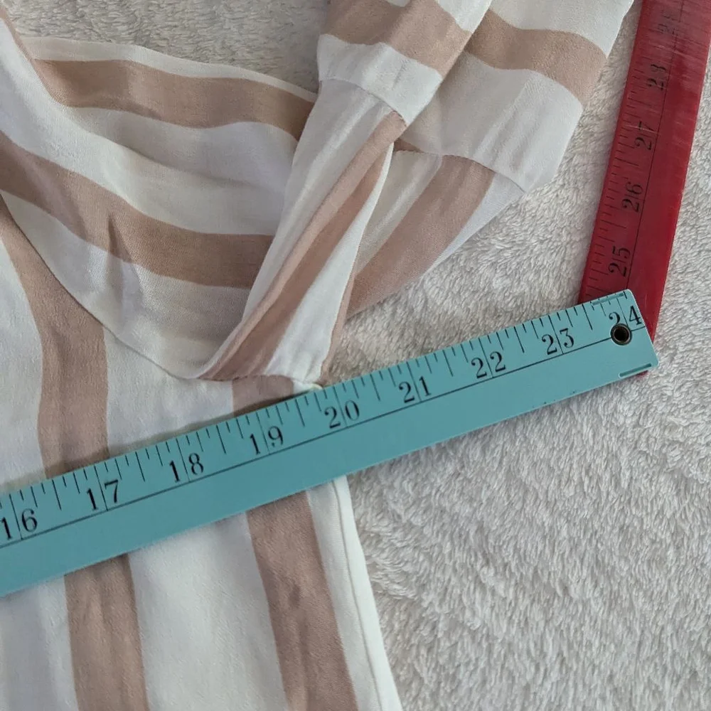 House of Harlow 1960 x Revolve Tallulah White Pink Striped Dress - Small